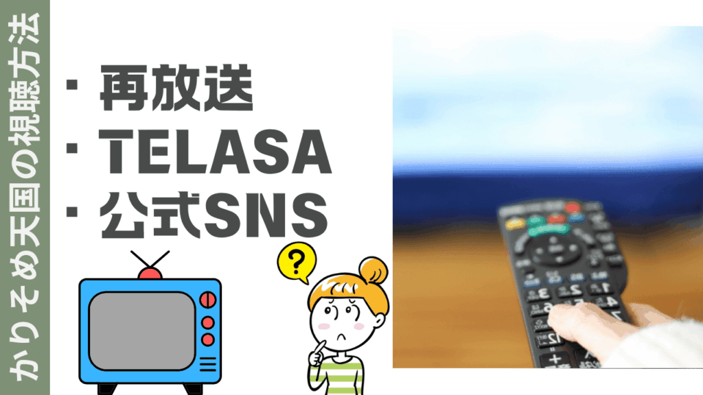 かりそめ天国の視聴方法