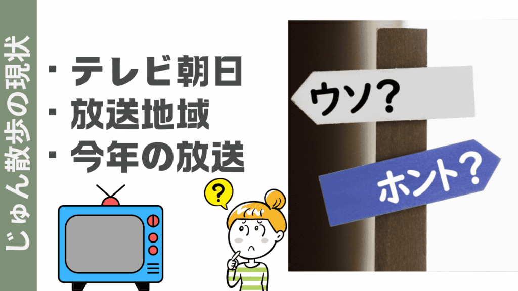 じゅん散歩の現状