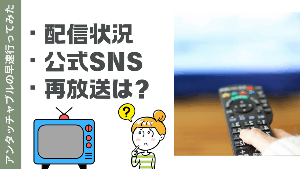 アンタッチャブルの早速行ってみたの楽しみ方