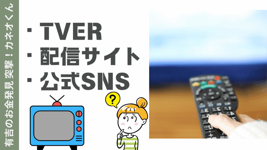 カネオくんの視聴方法