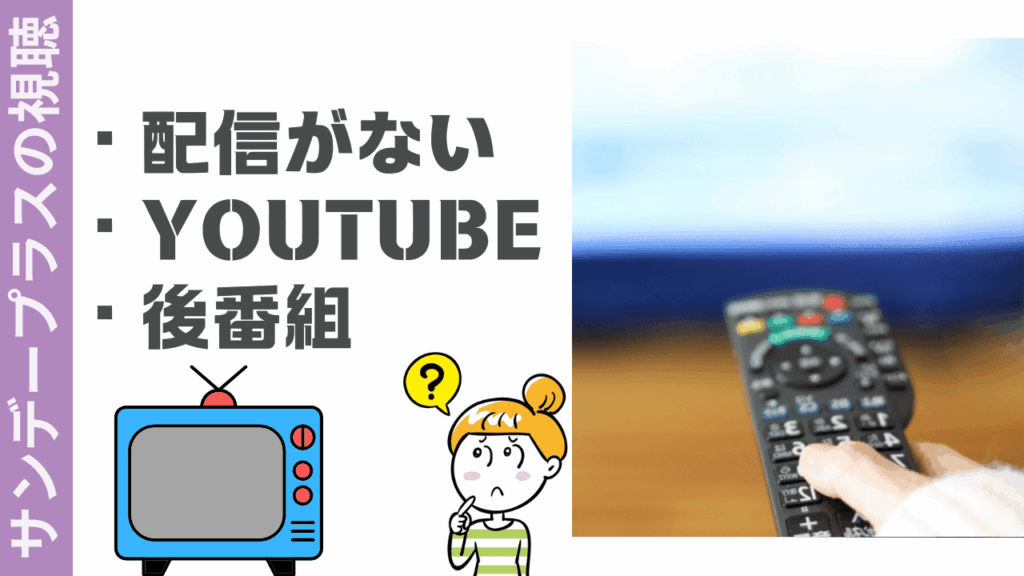 サンデープラスの視聴