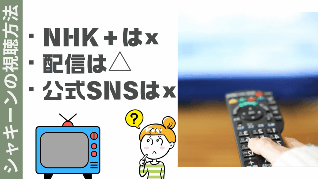 シャキーンの視聴方法