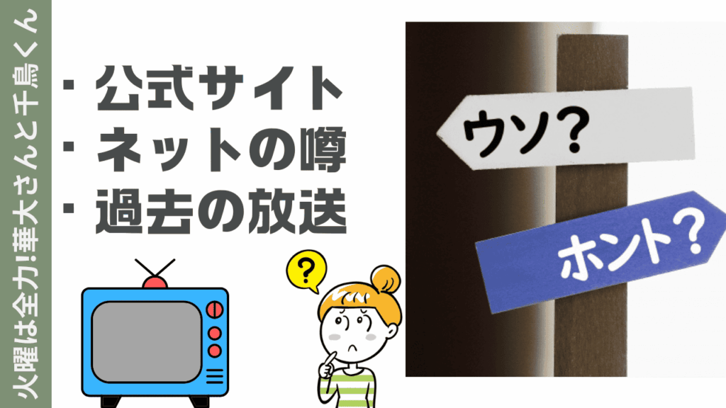 華大さんと千鳥くんの現状