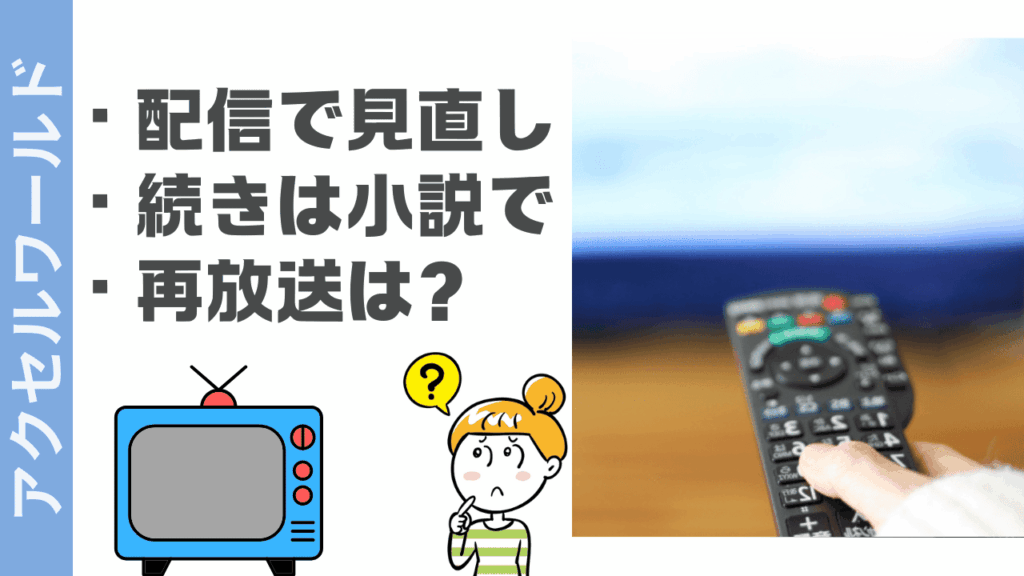 アクセルワールドの視聴方法