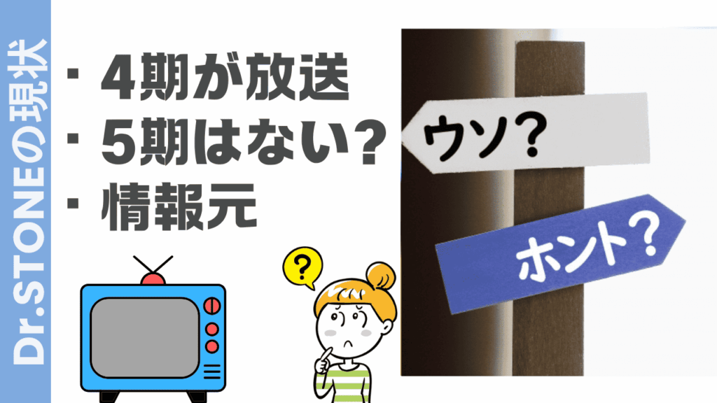 ドクターストーンの現状