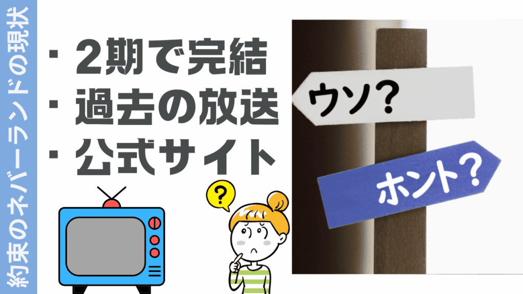 約束のネバーランドの現状