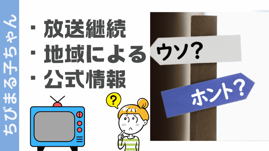ちびまる子ちゃんの現状