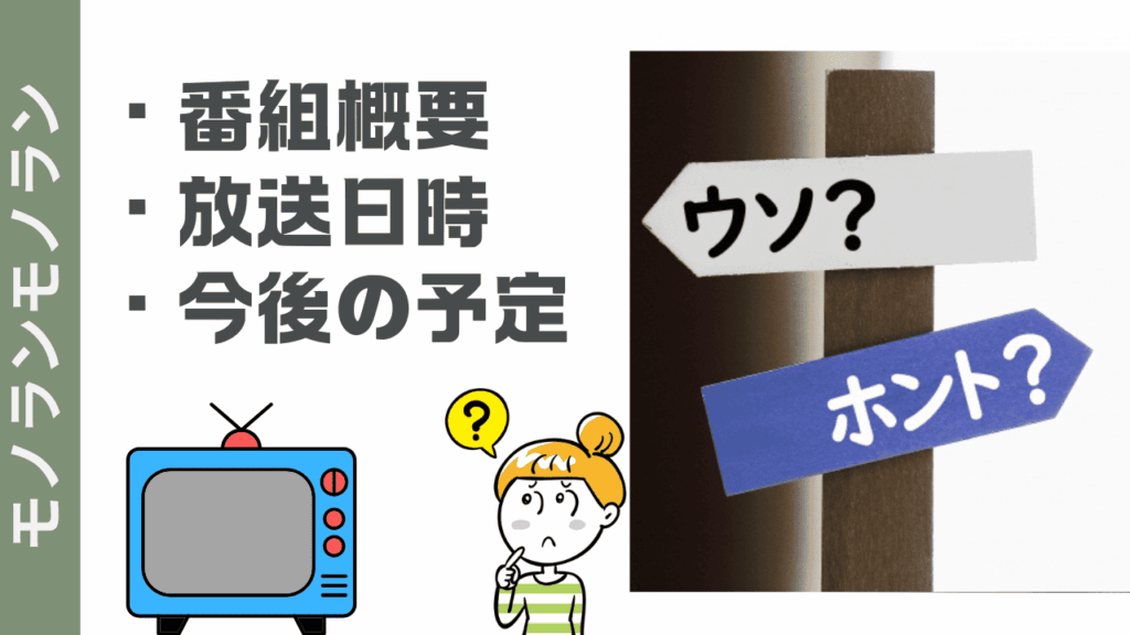 モノランモノランの現状