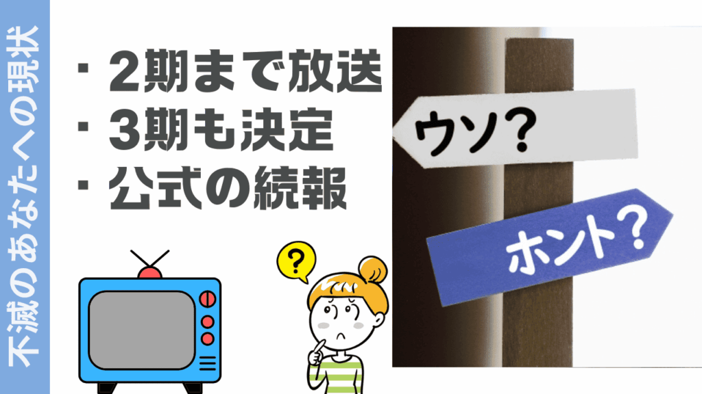 不滅のあなたへの現状