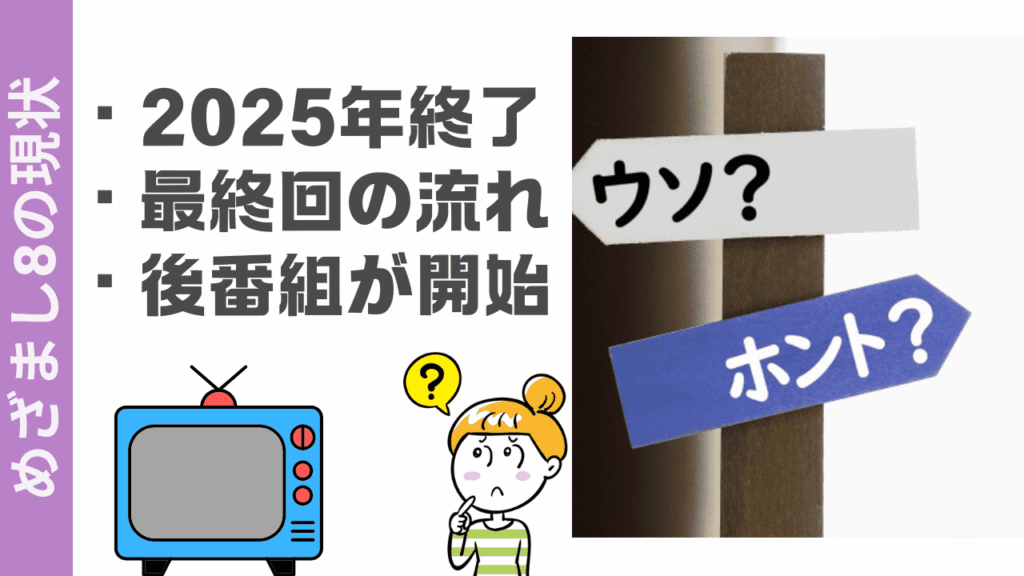 めざまし8の現状