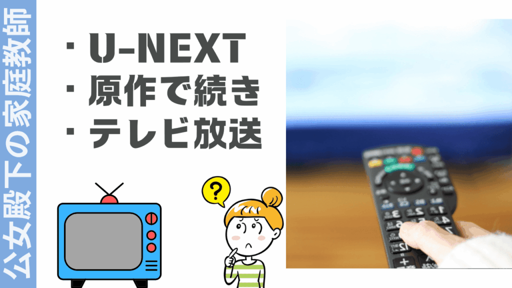 公女殿下の家庭教師の視聴方法