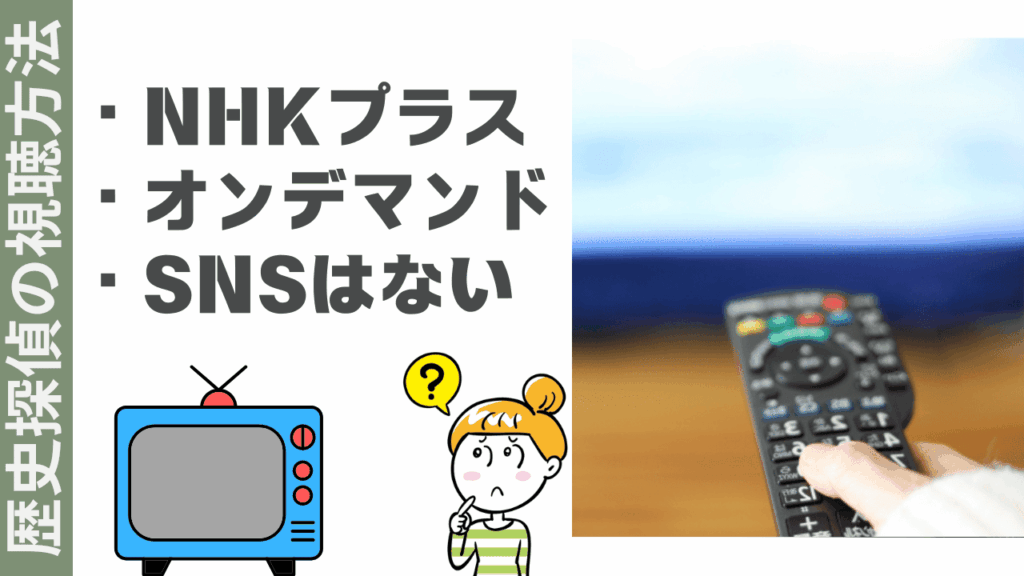 歴史探偵の視聴方法