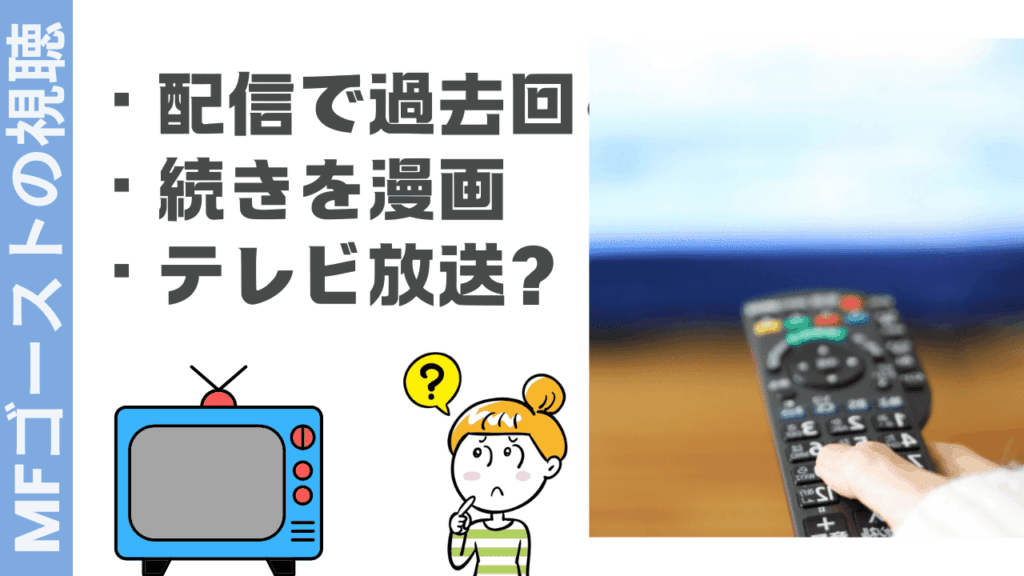 MFゴーストの視聴方法