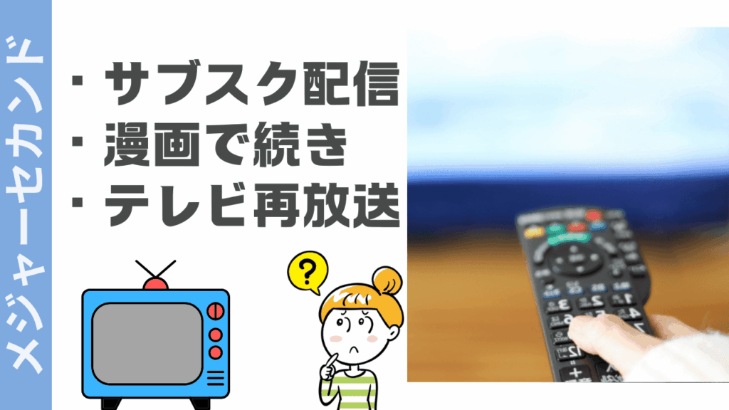 メジャーセカンドの視聴方法