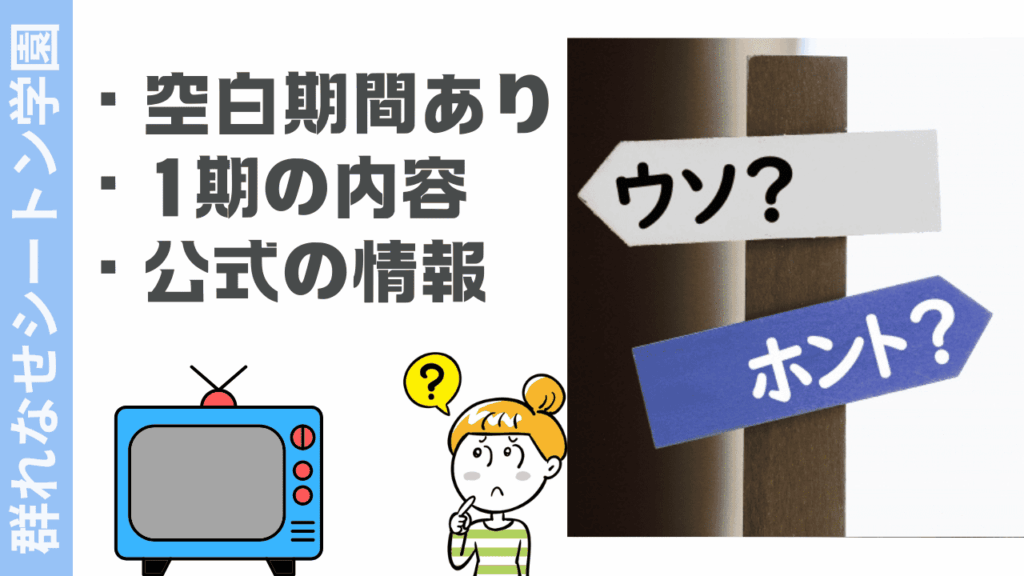 群れなせ！シートン学園の現状